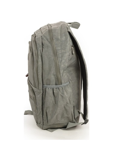 571 Krinkıl / Klinkır Su Geçirmez Hafif Çok Gözlü Spor, Seyahat, Okul, Laptop Sırt Çantası Gri 1g Gri