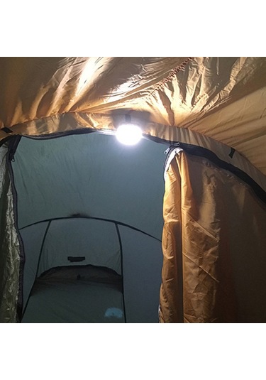 Teltree Usb Şarjlı 5 Işık Modlu Portatif Kamp Lambası - Uzun Ömürlü Ve Su Geçirmez Turuncu