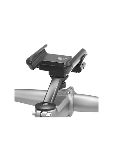 Odier Bisiklet Telefon Tutacağı Çabuk Açılan Kilitleme Tek Siyah