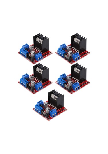 Gajeena 5 Adet Çift H Köprü L298n Motor Sürücü Modülü - Adım Motor Kontrolcü, Yüksek Verimli Ve Güvenli Çalışma