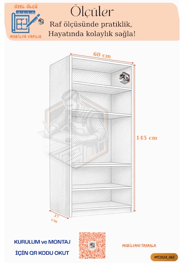 Tamamı Mdf 4 Kapaklı Mikrodalga/mini Fırın Dolabı Çok Amaçlı Mutf