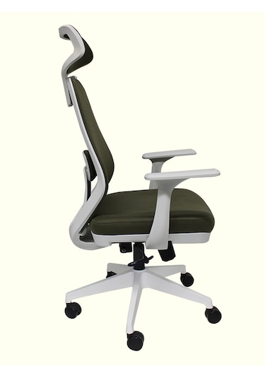 Apex White Pro Yönetici Koltuğu Ofis Koltuğu Yeşil