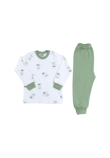 Sebi Bebe Paraşüt Pijama Takım 9158 Mint