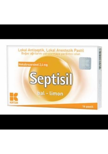 Septisil Bal-Limon Pastil 16Lı