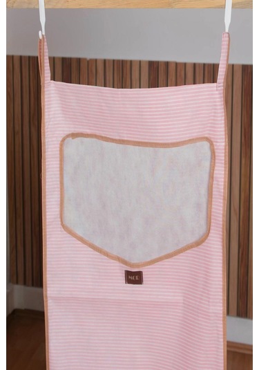 Kapı Arkası Kirli Çamaşır Sepeti I Temiz Çamaşır Sepet Pembe