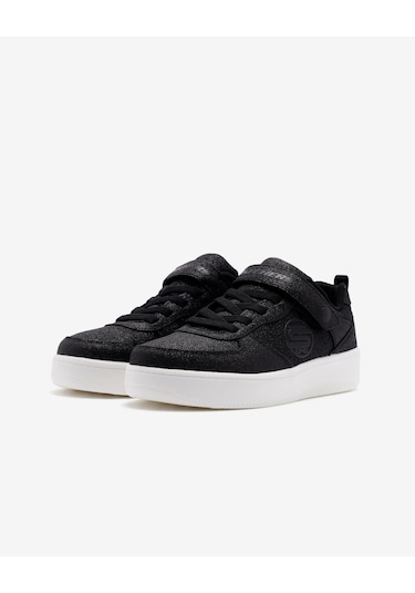 Skechers Sport Court 92 - Sparkle Remix Büyük Kız Çocuk Siyah Işıklı Sneakers 310102l Blk Siyah