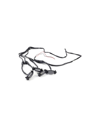 Symbee Araba Grili Led Işıkları 12v - Koyu Kasa Kırmızı Işık, Dayanıklı Abs, Kolay Kurulum, Gündüz Ve Gösterge Işığı