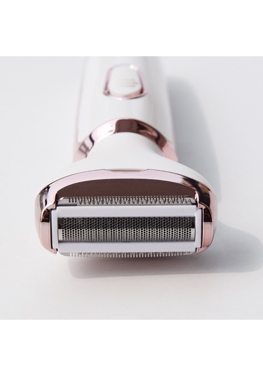 Moveevo 4'ü 1 Arada Kadın Tıraş Makinesi 4'ü 1 Arada Elektrikli Tüy Dökücü Usb Şarjlı 3028 Beyaz