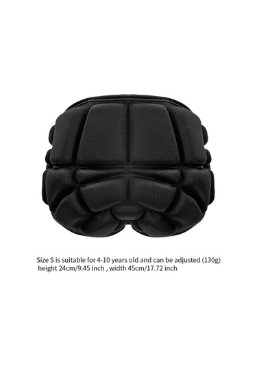 Suntek Kayak Koruyucu Donanım Butt Pad Kaykay Çocuklar-siyah Siyah