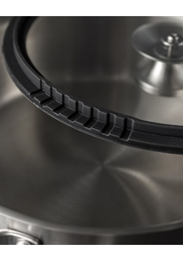 Madame Coco Raye Kısa Tencere - Çelik - 24 Cm 8684427146255 Çok Renkli