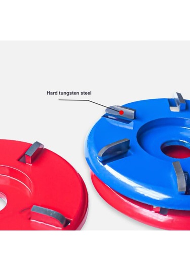 Lemestar Mavi 16mm İç Çaplı 6 Dişli Tungsten Çelik Yaylı Tahta Oymacılık Diski Güvenli Tip
