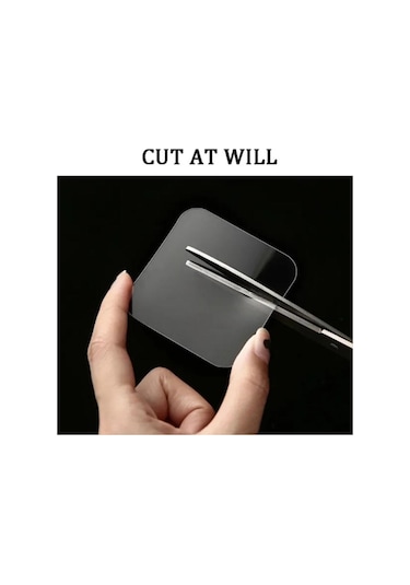 10/30/50 Adet Ev Mutfak Çift Taraflı Şeffaf Yapıştırıcı Yardımcı Macun Güçlü Ve Dikişsiz Kiremit Kanca 50 Pcs