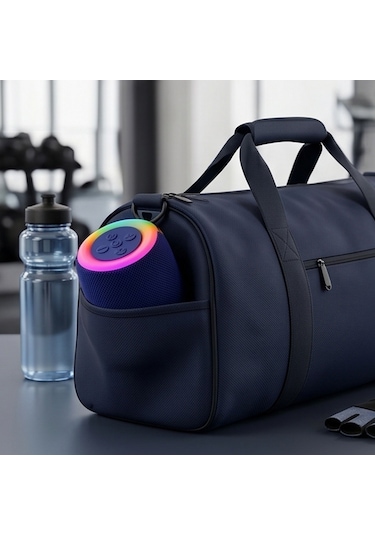 Bluetooth Hoparlör Kablosuz Taşınabilir Rgb Hoparlör Renkli Işıklı