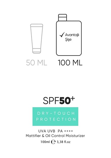 Gaia London SPF 50+ Yağlı Ciltler İçin Mat Bitişli Güneş Kremi 100 ML