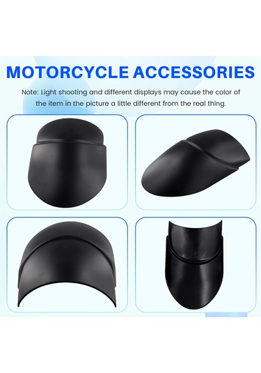 Nayomiglow Motosiklet Aksesuarları Ön Çamurluk Çamurluk Uzatıcı Çamurluk Yamaha Fjr 1300 Fjr1300 2006-2024 Siyah