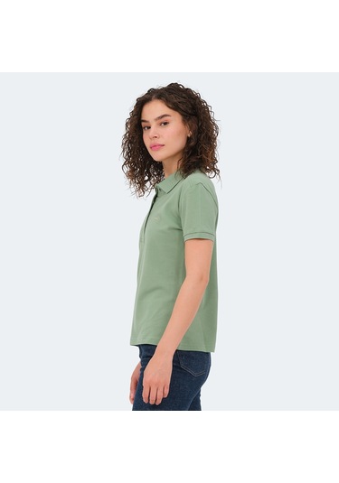 Slazenger VERA I Kadın Polo Yaka Açık Yeşil Tişört