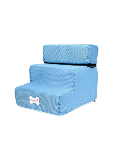 Homyl Kedi Rampa Merdiveni Evcil Hayvan Tırmanma Mavi-35cmx30cmx30cm