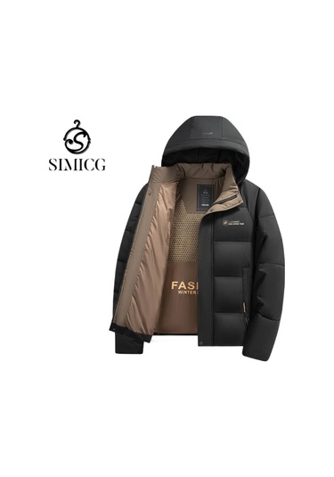 2025 Yeni Grafen Termal Konsantre Hafif Pamuklu Ceket Siyah