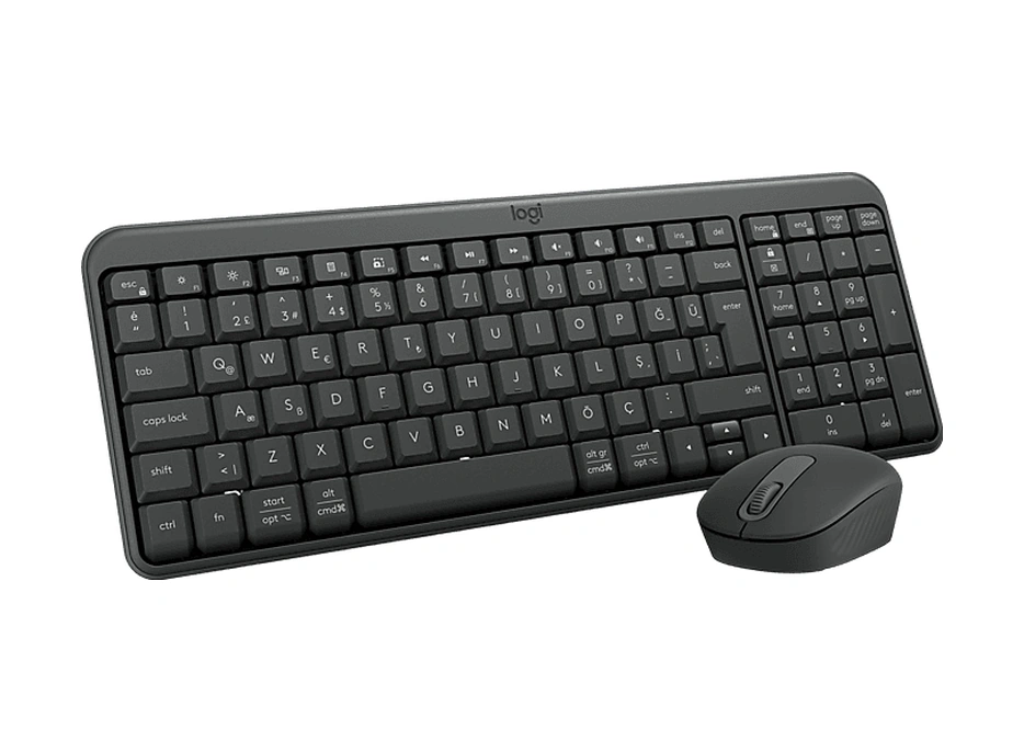 Logitech MK250 Kablosuz Bluetooth Kablosuz Klavye ve Mouse Seti Siyah