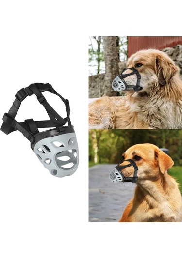 Homyl Köpek Ayarlanabilir Sapanlar Için Namlu Maske 6cmx22cm