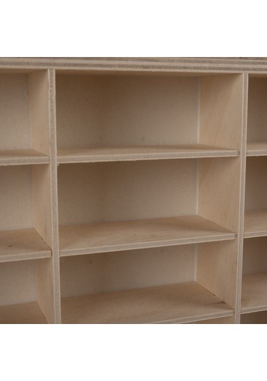 Model Arabalar/koleksiyon Eşyaları İçin Depolama Rafı - Küçük 54 Bölmeli Raf