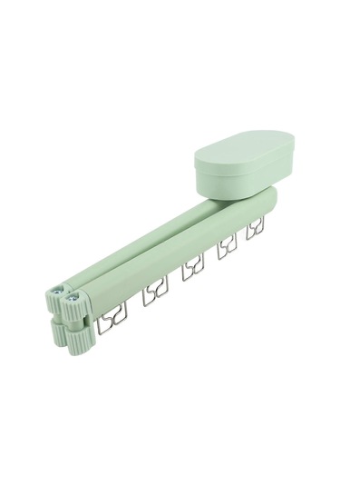 Ganzhoushop Çamaşır Kurutma Rafı Geri Çekilebilir Vakumlu Çamaşır Kurutma Rafı Duvara Monte 5 Rüzgar Geçirmez Delikli Çok Renkli