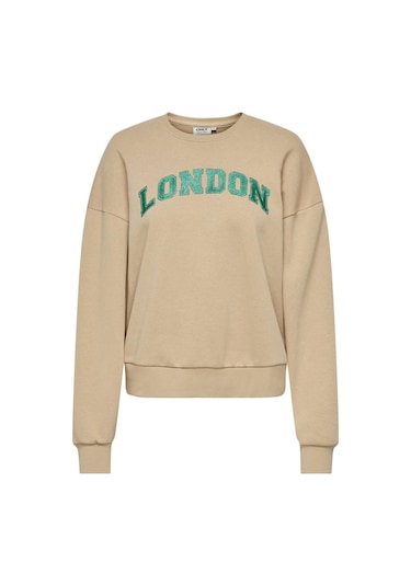 Onljolana L/s Glıtter O-neck Swt Bej15304729 001