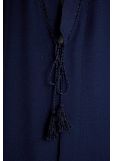 Defacto Relax Fit Hakim Yaka Kimono C9691AX24SMNV31 Lacivert