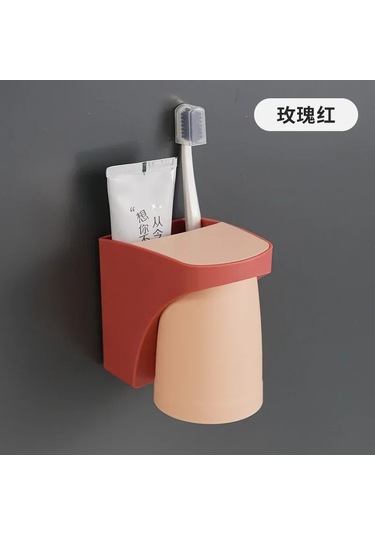 Wholesale11 İskandinav Tarzı Duvara Monte Manyetik Diş Fırçası Koyu Mavi