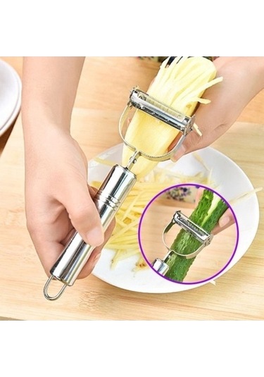Ulzyvf Soyma Bıçağı - Çok Fonksiyonlu Meyve Soyucu Balık Pulu Kazıyıcı Gümüş Gümüş Gümüş
