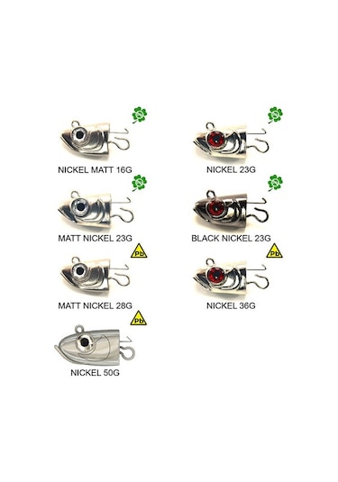 Gt-bio Roller Shad 165 200g Metalik Jig Head 1 Adet