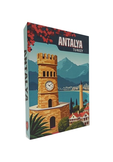 2026 -759 Antalya Dekoratif Kitap Kutusu