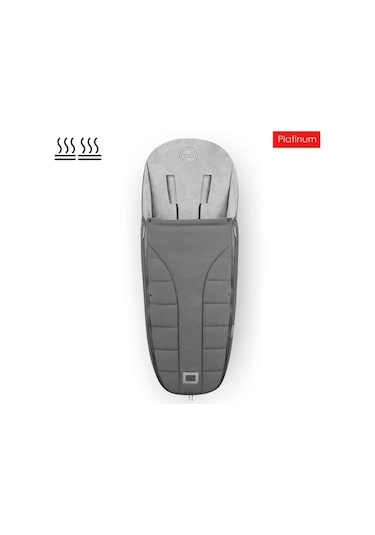 Cybex Platinum Bebek Arabaları Ile Uyumlu Ayak Tulumu (Tog 5 Standardında Isıtma Özelliği) Çok Renkli