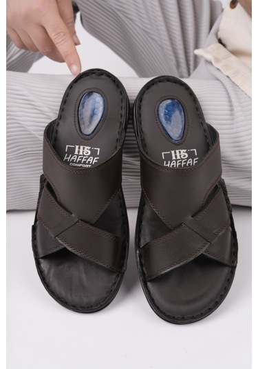 Muggo Eco Garantili Erkek Günlük Hakiki Deri Rahat Yumuşak Taban Ortopedik Terlik Kahverengi Muggo Eco Garantili Erkek Günlük Hakiki Deri Rahat Yumuşak Taban Ortopedik Terlik Kahverengi