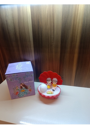 İstiridye Tasarım Işıklı Biblo