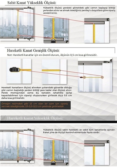Gri Plise Katlanır Cam Balkon Perdesi - Ofis Perdesi - Mutfak Perdesi - Salon Perdesi -