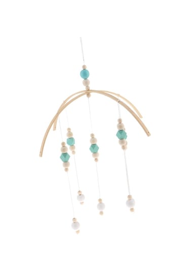 Suntek Çocuklar Beşik Mobil Çan Ahşap Rüzgar Chime Yeşil