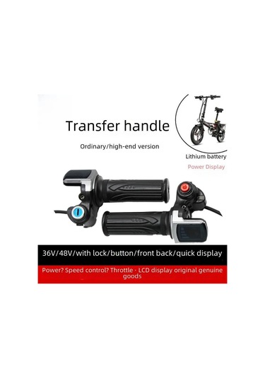 Padalink 36v Elektrikli Araç Lcd Hız Kontrol Cihazı: Akü Göstergeli, Kilitleme Fonksiyonlu Gaz Tutucu