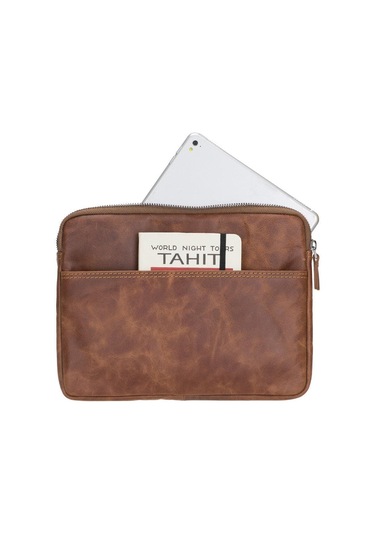 Hardy Deri Laptop / Tablet Çantası Çok Renkli