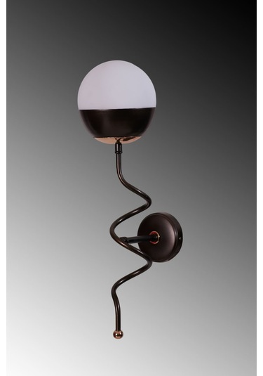 Luzarana Stella Gold-eskitme Metal Gövde Beyaz Camlı Tasarım Lüx Aplik Eskitme