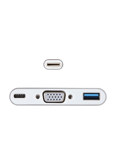 Vcom Cu426M Type-C-M To Vga-F Usb 3.0-F Type-C-F Çevirici