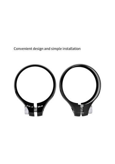 Moveevo Alüminyum 6061 Bisiklet Oturak Klembi - 34.9 Mm Çap, 30.8/31.6 Mm Oturaklar İçin, Hafif Ve Dayanıklı, Kırmızı Kırmızı