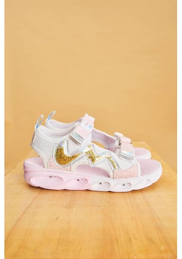 Vicco Legendy 332.p25y.179 Kız Çocuk Işıklı Sandalet Beyaz 26-30 Beyaz