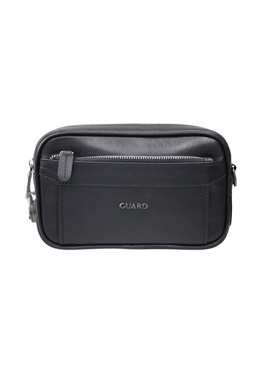 Guard Siyah Hakiki Deri Şifreli Unisex El Çantası - Grd250308wt1857 Diğer Çok Renkli
