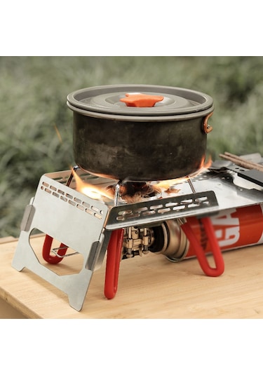 Maiyame Soto310 Çelik Çadır Ocağı Tabanı, Rüzgar Direnci Ve Isı Yalıtımı, Piknik-barbekü İçin Taşınabilir Ve Parçalanabilir Masa Gümüş