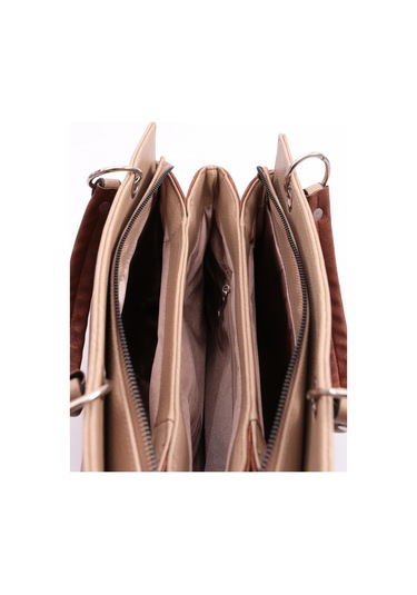 Dgn 1002 Kadin Kolonlu Omuz Ve Kol Çantasi 1002-2611-R1787 Taba - Vizon