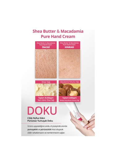 Kundal Shea Butter & Macadamia Cherry Blossom Pure Hand Cream 50 ML