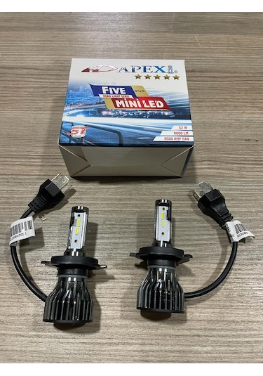 APEXİ FIVE STAR H4 MINI LED XENON H4 SLIM LED ŞİMŞEK ETKİLİ