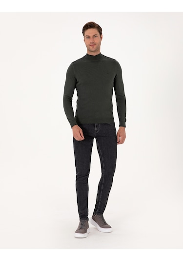 Pierre Cardin Erkek Koyu Haki Kazak /triko 50314176-vr111 Koyu Haki