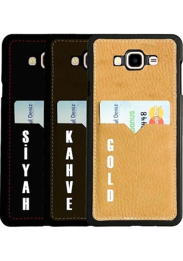 Daphne Samsung J1 (J100) Kılıf Deri Kartlıklı Arka Kapak
